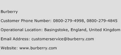 burberry uk customer service|burberry contact number.